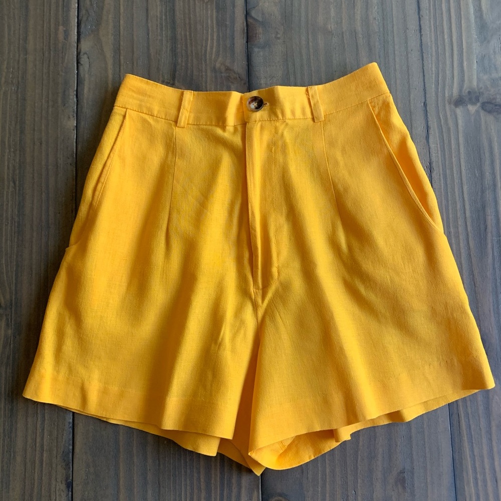 Show Me Your Mumu Stewart Shorts in Yellow